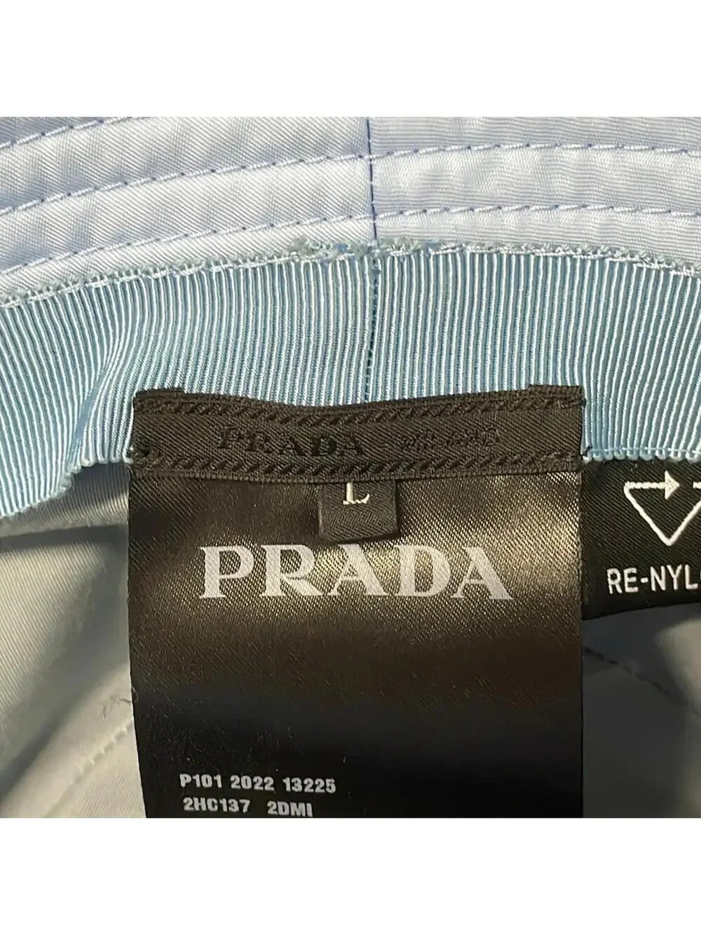 Prada Re-Nylon Bucket Hat Light Blue #279928P58B